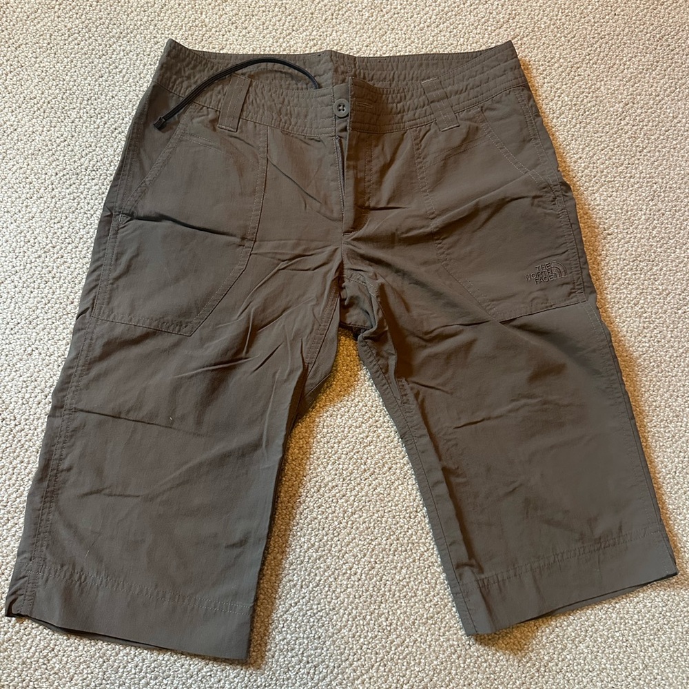 The North Face women’s Brown quick dry long shorts